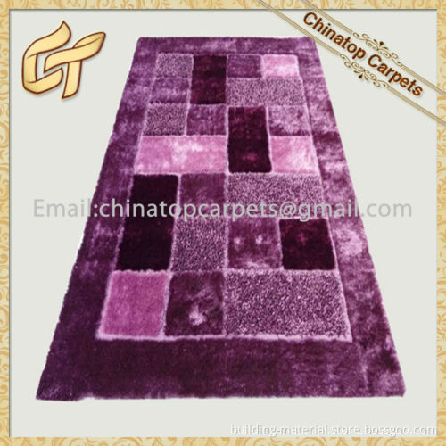 South Korea Silk Long Hair Polyester Shaggy Carpet